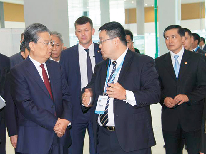  2018年中央政治局常委，中央纪律检查委员会书记赵乐际访问中白工业园